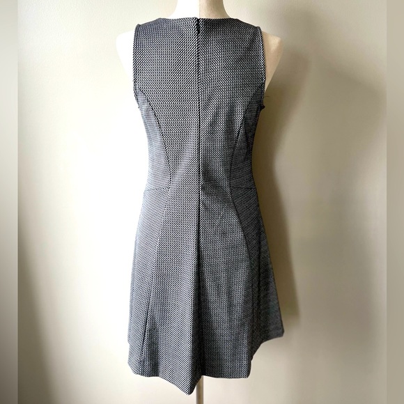 NWOT | Ann Taylor Factory | A Line Dress | Gray | Size 6 Petite - Picture 2 of 4